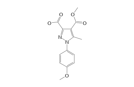 4-(METHOXYCARBONYL)-1-(4-METHOXYPHENYL)-5-METHYL-1H-PYRAZOLE-3-CARBOXYLIC-ACID