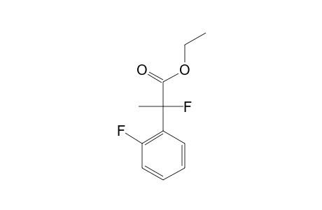 ETHYL-2-FLUORO-2-(2-FLUOROPHENYL)-PROPANOATE