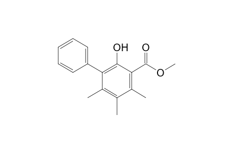 Methyl 4,5,6-trimethyl-3-(phenyl)salicylate