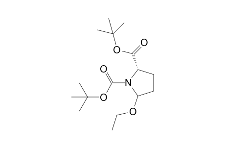 (2S,5R/S)-1-(tert-Butoxycarbonyl)-5-ethoxypyrrolidine-2-carboxylic acid tert-butyl ester