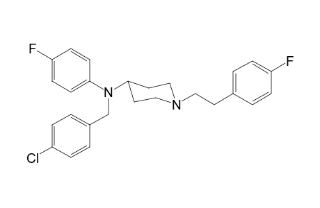 N-4-Chlorobenzyl-N-4-fluorophenyl-1-[2-(4-fluorophenyl)ethyl]piperidin-4-amine