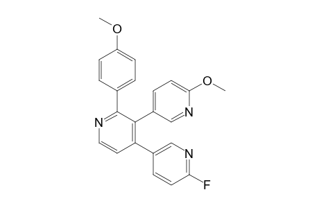 2-Fluoro-5-[2-(4-methoxyphenyl)-3-(6-methoxypyridin-3-yl)pyridin-4-yl]pyridine