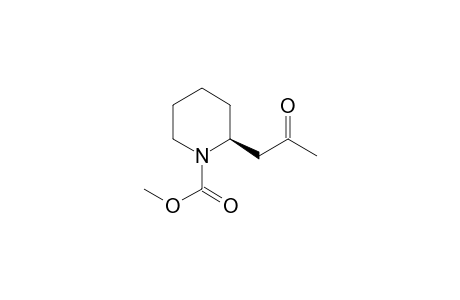 (-)-N-(2S)-Carbomethoxypelletierine