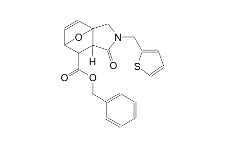 benzyl (1S,5R,7R)-4-oxo-3-(2-thienylmethyl)-10-oxa-3-azatricyclo[5.2.1.0~1,5~]dec-8-ene-6-carboxylate