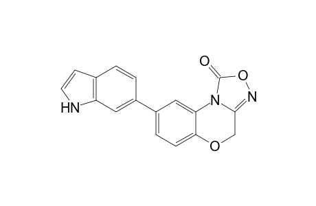 8-(1H-Indol-6-yl)-4H-[1,2,4]oxadiazolo[3,4-c][1,4]benzoxazin-1-one