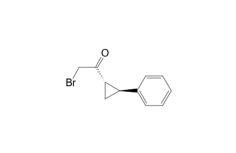 2-Bromanyl-1-[(1S,2S)-2-phenylcyclopropyl]ethanone