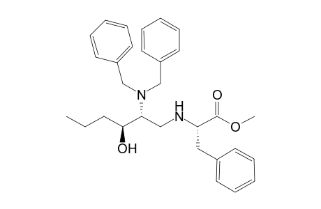 (2S)-2-[[(2R,3S)-2-(dibenzylamino)-3-hydroxy-hexyl]amino]-3-phenyl-propionic acid methyl ester