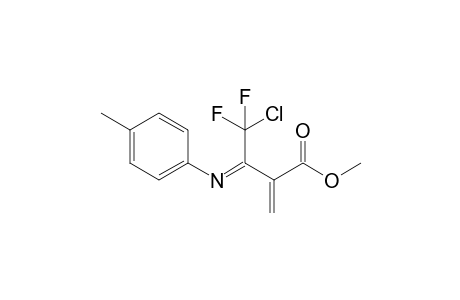 N-(4-Methylphenyl)-2-(chlorodifluoromethyl)-3-methoxycarbonyl-1-azabutadiene