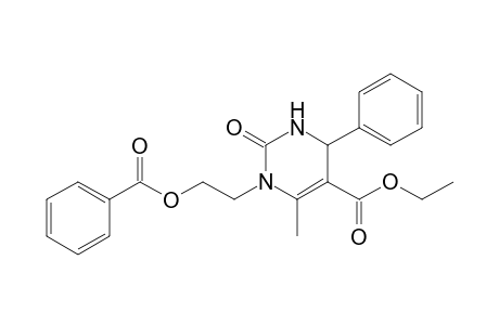 3-(2-benzoyloxyethyl)-2-keto-4-methyl-6-phenyl-1,6-dihydropyrimidine-5-carboxylic acid ethyl ester