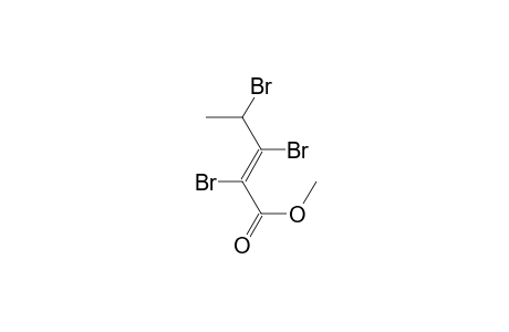 2-Pentenoic acid, 2,3,4-tribromo-, methyl ester, (E)-