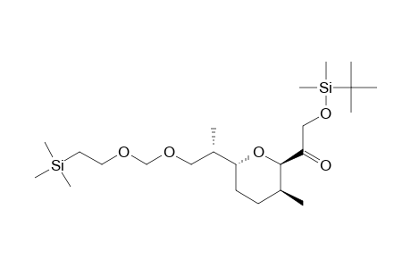 2-[tert-butyl(dimethyl)silyl]oxy-1-[(2R,3S,6R)-3-methyl-6-[(1S)-1-methyl-2-(2-trimethylsilylethoxymethoxy)ethyl]tetrahydropyran-2-yl]ethanone