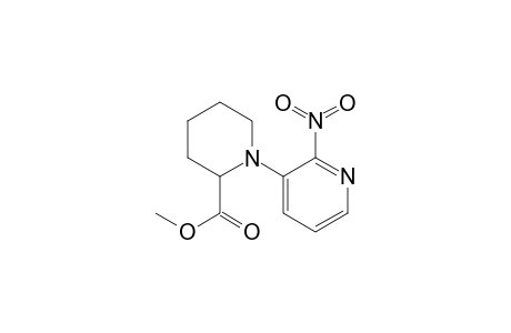 2-Piperidinecarboxylic acid, 1-(2-nitro-3-pyridinyl)-, methyl ester