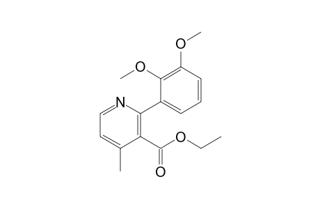 Ethyl 4-methyl-2-(2',3'-dimethoxyphenyl)-nicotinate