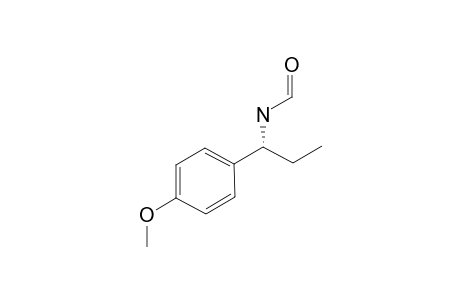 N-[1-(4-METHOXYPHENYL)-PROPYL]-FORMAMIDE;MAJOR-ISOMER