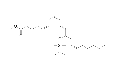 Methyl 12-(tertbutyldimethylsiloxy)eicosan-5(Z),8(Z),10(E),14(Z)-tetraenoate