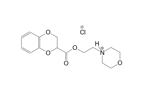 4-{2-[(2,3-dihydro-1,4-benzodioxin-2-ylcarbonyl)oxy]ethyl}morpholin-4-ium chloride