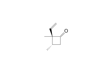 (2R,3S)-2,3-dimethyl-2-vinylcyclobutanones