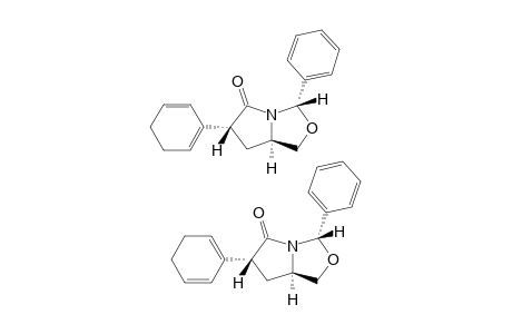 [3R-(3-ALPHA,6-ALPHA,7A-ALPHA)]-6-(CYCLOHEXA-1,5-DIENYL)-3-PHENYL-3H,5H-TETRAHYDROPYRROLO-[1,2-C]-OXAZOL-5-ONE