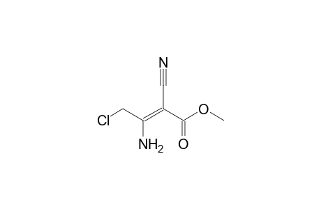 Methyl (1'-amino-2'-chloroethylidene)cyanoacetate