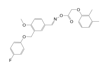 3-[(4-fluorophenoxy)methyl]-4-methoxybenzaldehyde O-[2-(2,3-dimethylphenoxy)acetyl]oxime