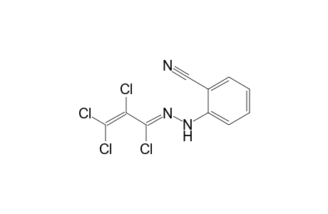 N-(1,2,3,3-Tetrachloroallylidene)-N'-(cyanophenyl)hydrazine