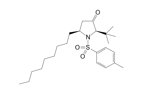 cis-2-tert-Butyl-5-nonyl-1-tosylpyrrolidin-3-one