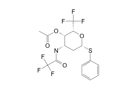 PHENYL_4-O-ACETYL-2,3,6-TRIDEOXY-6,6,6-TRIFLUORO-1-THIO-3-TRIFLUOROACETAMIDO-ALPHA-L-LYXO-HEXOPYRANOSE