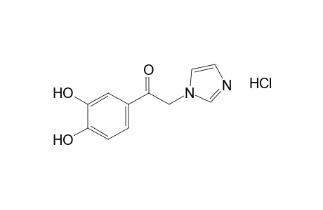 3',4'-dihydroxy-2-(imidazol-1-yl)acetophenone, monohydrochloride