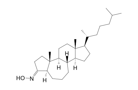 B-Homo-A-norcholestan-3-one, oxime, (3E,5.alpha.)-