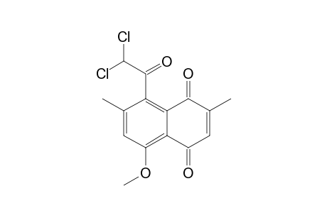 8-(2,2-DICHLOROACETYL)-5-METHOXY-2,7-DIMETHYLNAPHTHALENE-1,4-DIONE