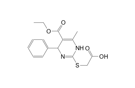 5-pyrimidinecarboxylic acid, 2-[(carboxymethyl)thio]-1,4-dihydro-6-methyl-4-phenyl-, ethyl ester
