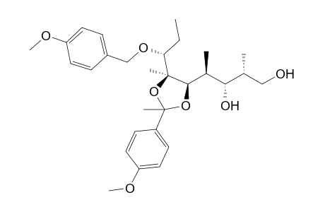 (2R,3S,4S,5R,6S,7R)-(2R,3S,4S,5R,6R,7R)-7-(4-Methoxybenzyloxy)-5,6-[1-(4-methoxyphenyl)ethylidenedioxy]-2,4,6-trimethylnonan-1,3-diol