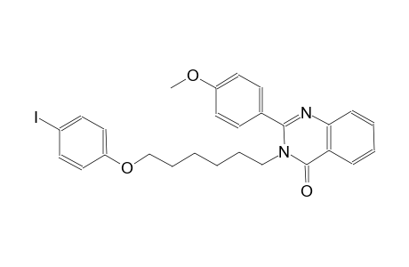 3-[6-(4-iodophenoxy)hexyl]-2-(4-methoxyphenyl)-4(3H)-quinazolinone