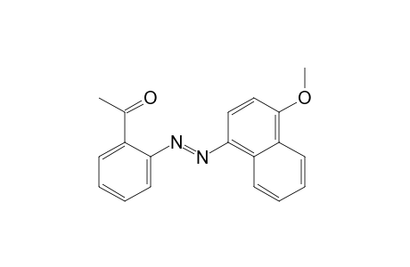 1-[2-[(4-Methoxy-1-naphthalenyl)azo]phenyl]ethanone