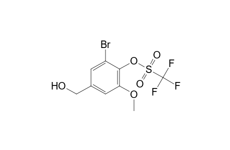 2-Bromo-4-(hydroxymethyl)-6-methoxyphenyl Trifluoromethanesulfonate