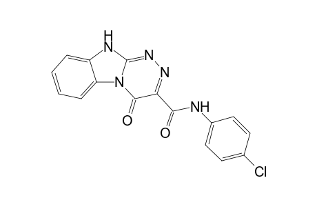 N-(4-chlorophenyl)-4-keto-1H-[1,2,4]triazino[4,3-a]benzimidazole-3-carboxamide