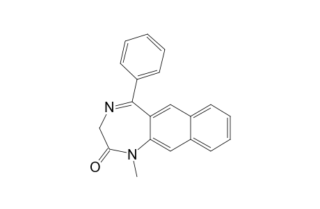 1-Methyl-5-phenyl-3H-benzo[h][1,4]benzodiazepin-2-one