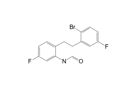 N-{2-[2'-(2"-Bromo-5"-fluorophenyl)ethyl]-5'-fluorophenyl}formamide