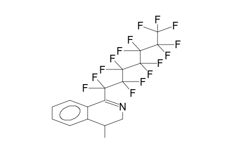 1-PENTADECAFLUOROHEPTYL-4-METHYL-3,4-DIHYDROISOQUINOLINE