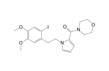 1-[2-(2-Iodo-4,5-dimethoxyphenyl)ethyl]pyrrole-2-carboxylic acid mprpholine amide