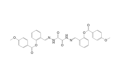 ethanedioic acid, bis[2-[(E)-[2-[(4-methoxybenzoyl)oxy]phenyl]methylidene]hydrazide]