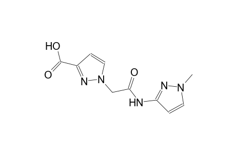 1H-pyrazole-3-carboxylic acid, 1-[2-[(1-methyl-1H-pyrazol-3-yl)amino]-2-oxoethyl]-