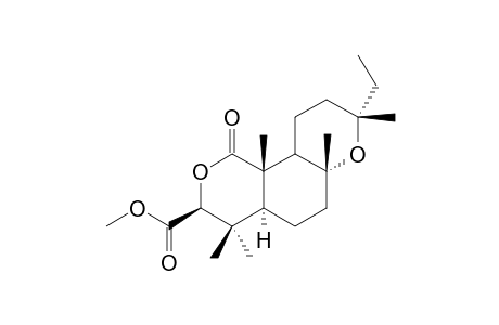 Methyl-8,13-epoxy-1-oxo-2-oxalabdane-3-beta-carboxylate