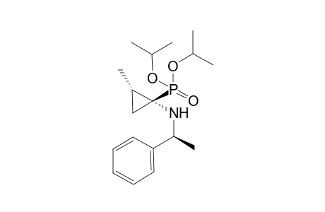 Diisopropyl (1S,2S,1'S)-2-methyl-1-(1'-phenylethylamino)cyclopropanephosphonate