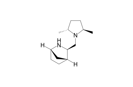 (1R,2R,4S)-2-[[(2R,5R)-2,5-dimethyl-1-pyrrolidinyl]methyl]-3-azabicyclo[2.2.1]heptane