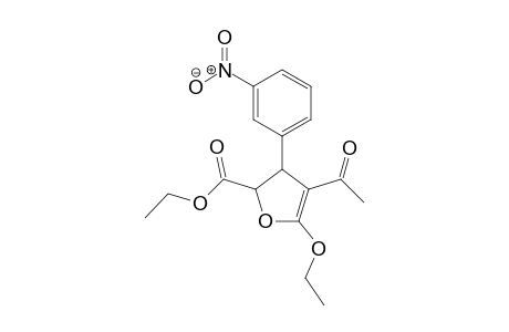Ethyl 4-Acetyl-5-ethoxy-2,3-dihydro-3-(3-nitrophenyl)furan-2-carboxylate