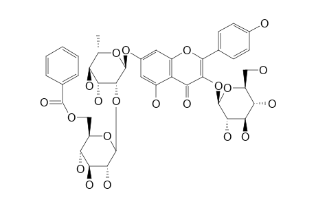 KAEMPFEROL_3-O-BETA-GLUCOPYRANOSIDE-7-O-(6-BENZOYL)-BETA-GLUCOPYRANOSYL-(1->2)-ALPHA-RHAMNOPYRANOSIDE;CHIIRIN