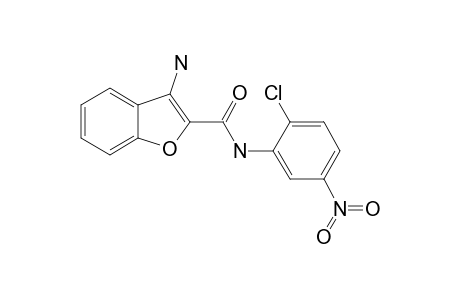 N-(2-CHLORO-5-NITROPHENYL)-3-AMINO-2-BENZOFURANCARBOXAMIDE