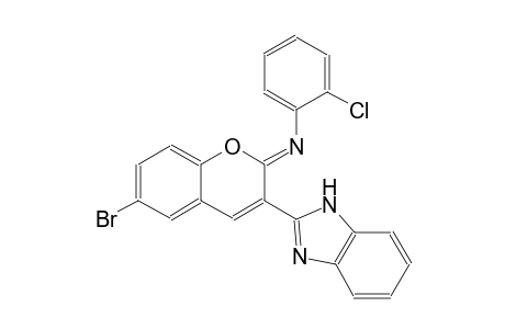 N-[(2Z)-3-(1H-benzimidazol-2-yl)-6-bromo-2H-chromen-2-ylidene]-2-chloroaniline