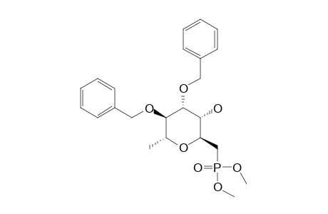 DIMETHYL-2,6-ANHYDRO-1,7-DIDEOXY-4,5-DI-O-BENZYL-L-GLYCERO-L-TALO-HEPTIT-1-YL-PHOSPHONATE